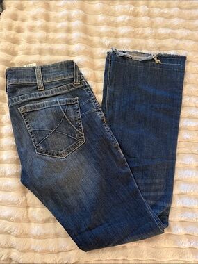 Ariat Women's Boot Cut Dark Blue Denim Jeans